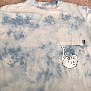 Tie-dye Ripndip tee never worn
